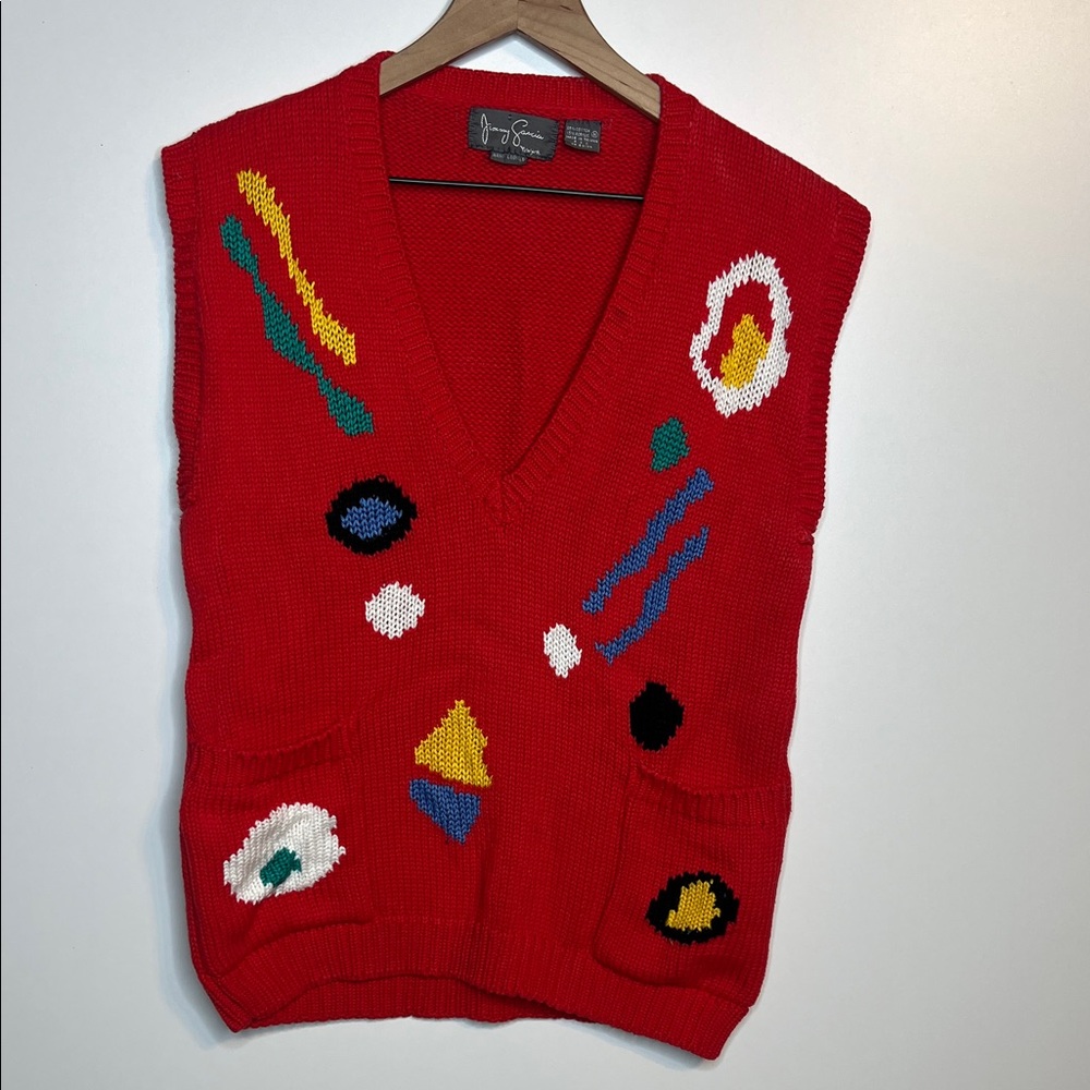 Jimmy Garcia NY Vintage 1980’s sweater vest